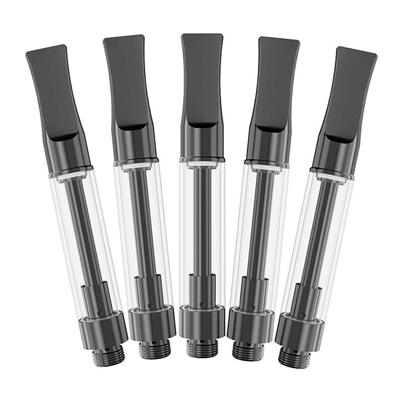 extremidad plana del delta 9 HHC Live Resin Distillate Cart With del delta 8 del negro 1000mg