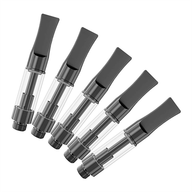 extremidad plana del delta 9 HHC Live Resin Distillate Cart With del delta 8 del negro 1000mg
