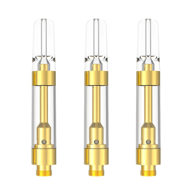 Por mayor 0.5mL 0.8mL 1.0mL 510 recargable Destilado Delta 8 9 THC Cartucho de fábrica directamente con el logotipo