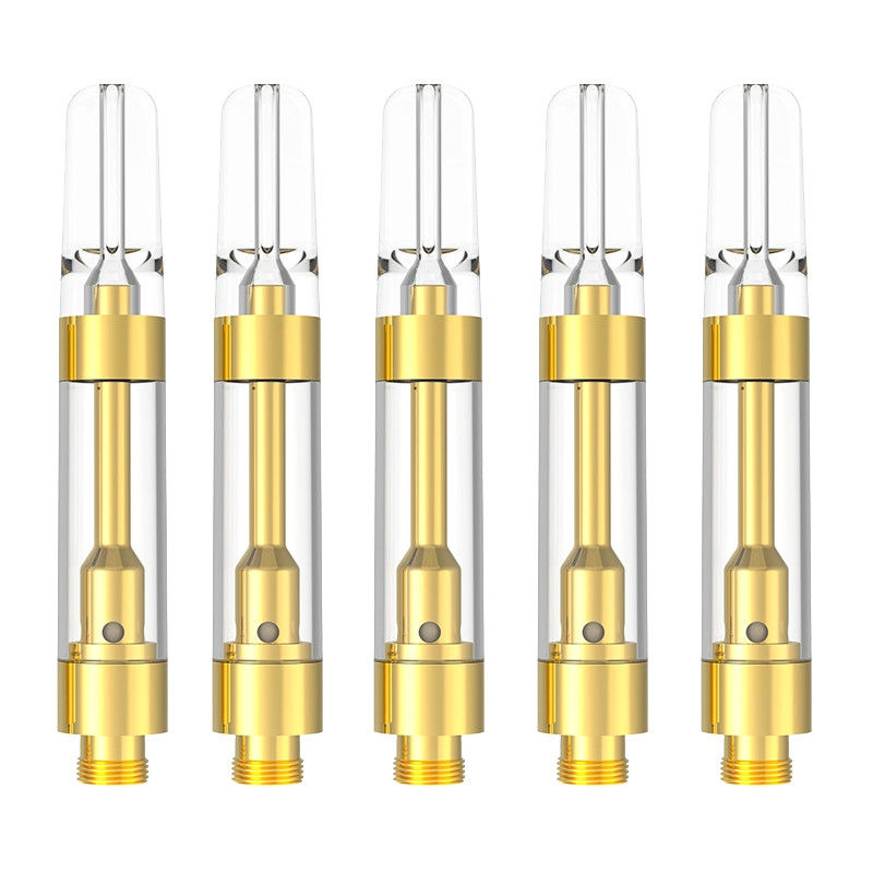 Por mayor 0.5mL 0.8mL 1.0mL 510 recargable Destilado Delta 8 9 THC Cartucho de fábrica directamente con el logotipo