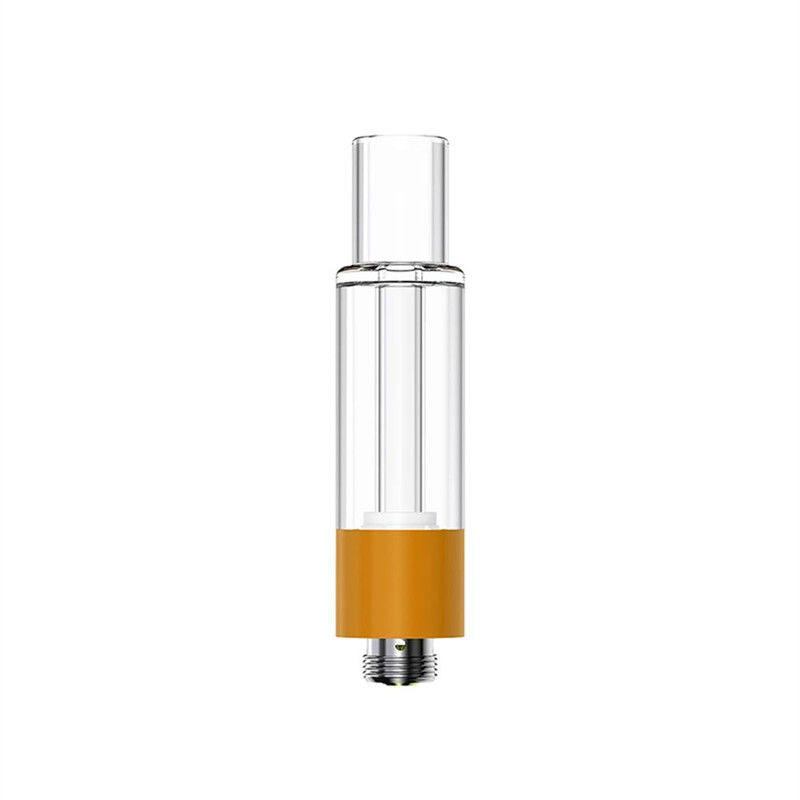 Cartucho de vapeo de vidrio completo de 0.5 ml 1 ml 2 ml con marca personalizada