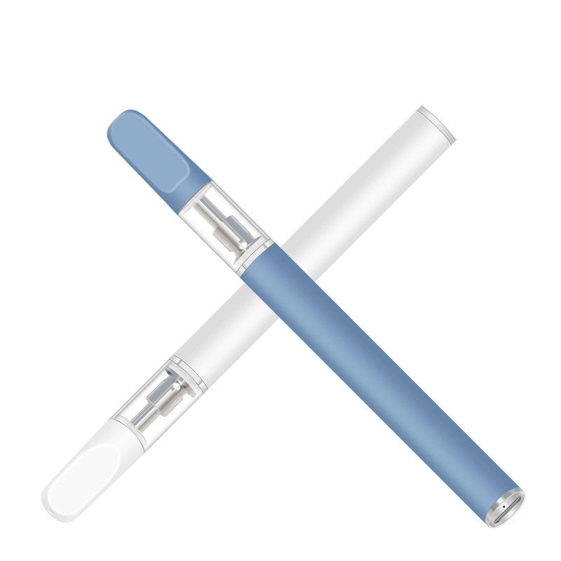 Marcado 0.3ml 0.5ml 1.0ml Disponible CBD Dab Destilado Vape Pen Kit Factory Directamente con bobina de cerámica