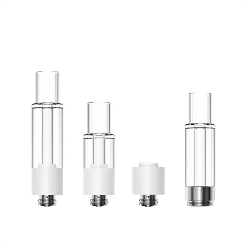 Cartucho de vidrio completo para el aceite de resina viva de CBD Thc Delta 8 9 10