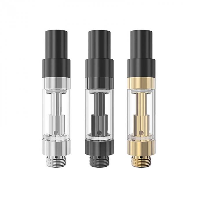 cartucho del aceite de 1000mg Cbd - bobina de cerámica, color de Gold&Silver&Black, agujero de aceite de la toma 2.0mm*4